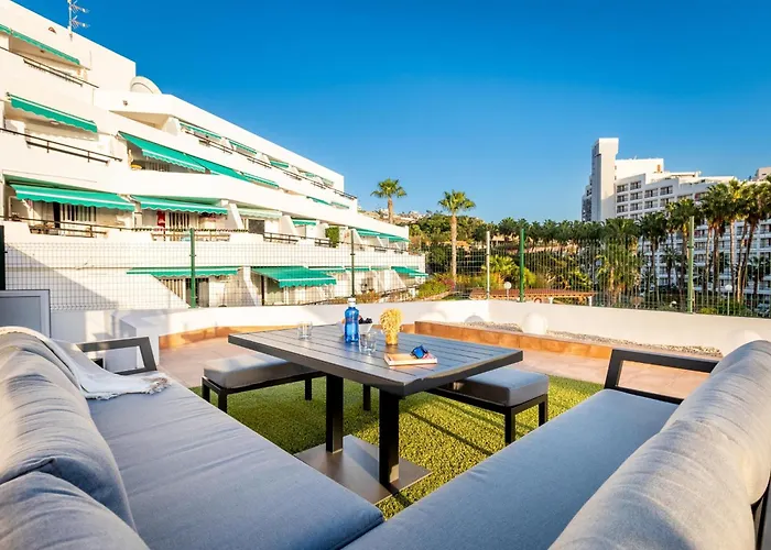 2b. Cozy Flores Big Terrace With Pool Apartment Costa Adeje (Tenerife)